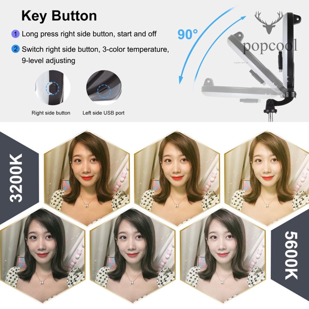 Puluz Gậy Ba Chân Có Đèn Led Hỗ Trợ Chụp Ảnh Selfie | BigBuy360 - bigbuy360.vn