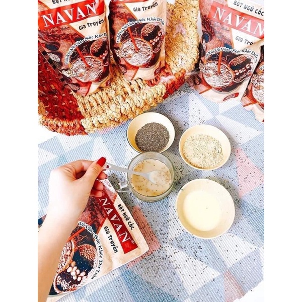 Bột Ngũ Cốc Navan Gia Truyền 800g