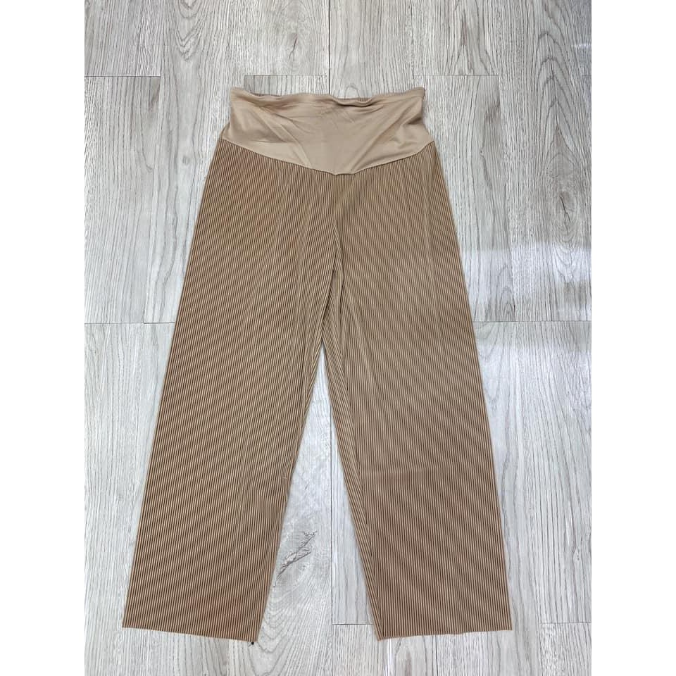 Quần bầu ỐNG RỘNG DÁNG SUÔNG chất liệu thun tăm mát mẻ, rộng, thời trang cho mẹ bầu OSTAM2025