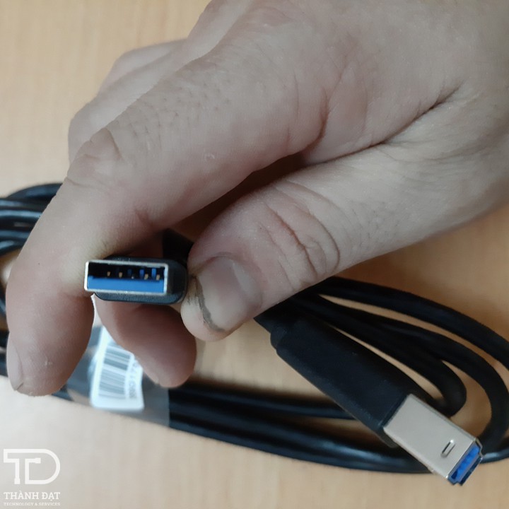 Cáp USB 3.0 Type A sang Type B tốc độ cao hàng chuẩn bóc máy