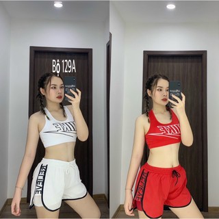 Đồ tập gym yoga zumba aerobic,bộ tập đùi nữ (129A)