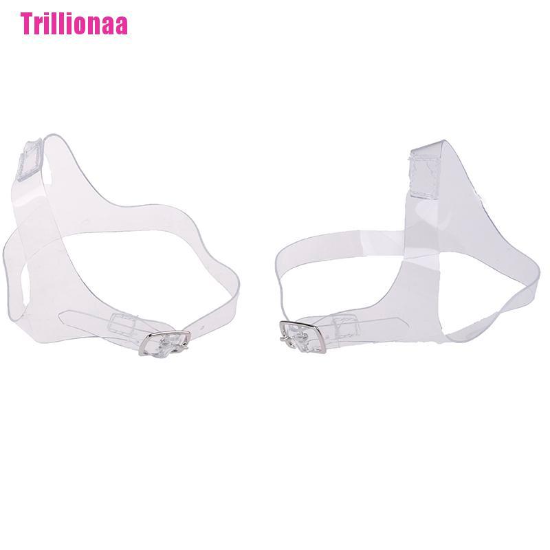 1 Cặp Dây Giày Cao Gót Trong Suốt Chống Mỏi Mắt Cá Chân