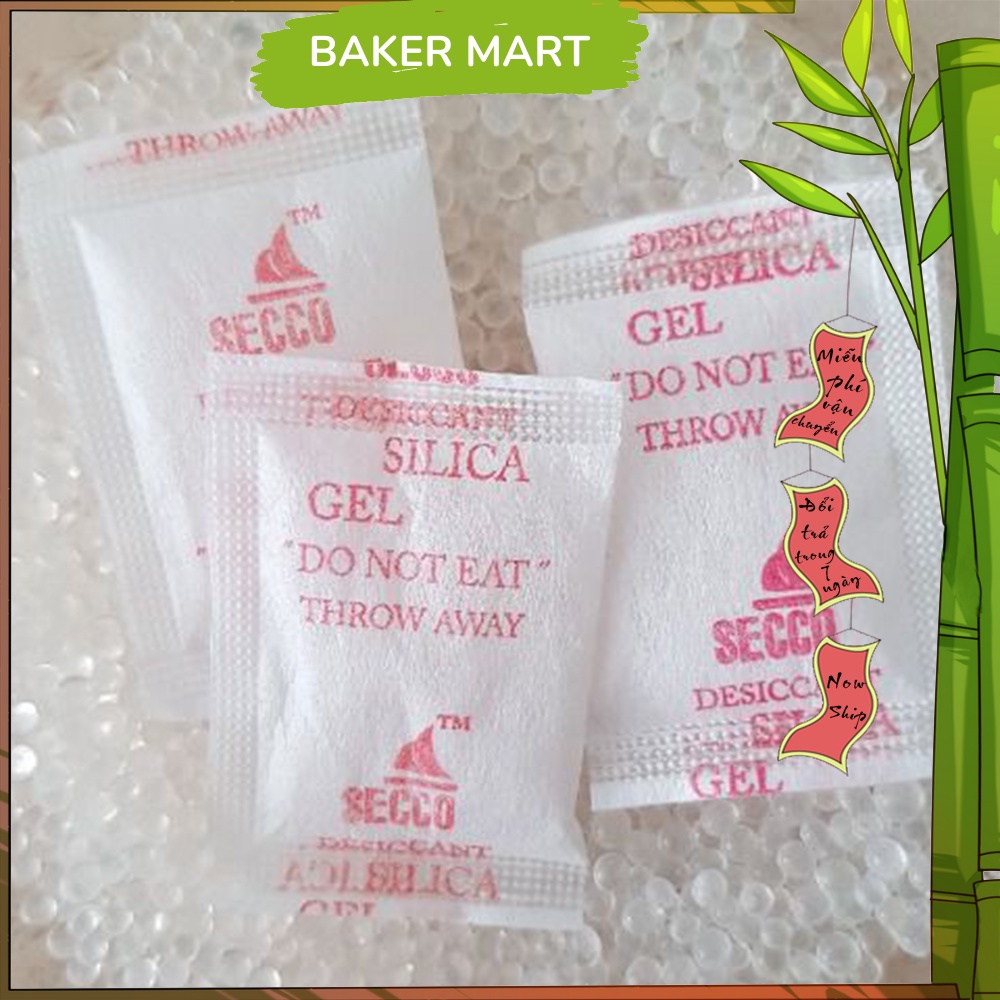 Combo 10 Gói hút ẩm Silicagel cho giày dép, Túi xách Hàng loại 1 - Dụng cụ làm bánh Baker Mart