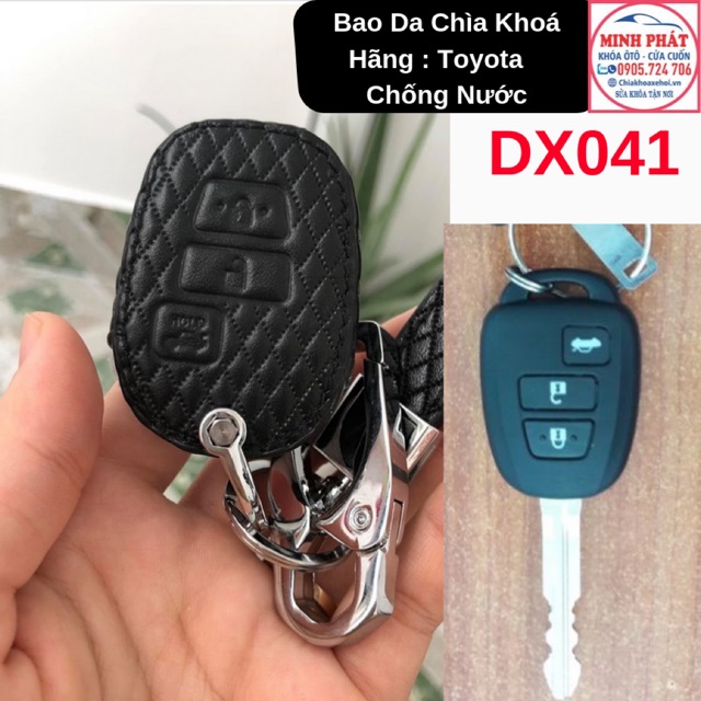 Bao da chìa khóa xe Toyota Vios