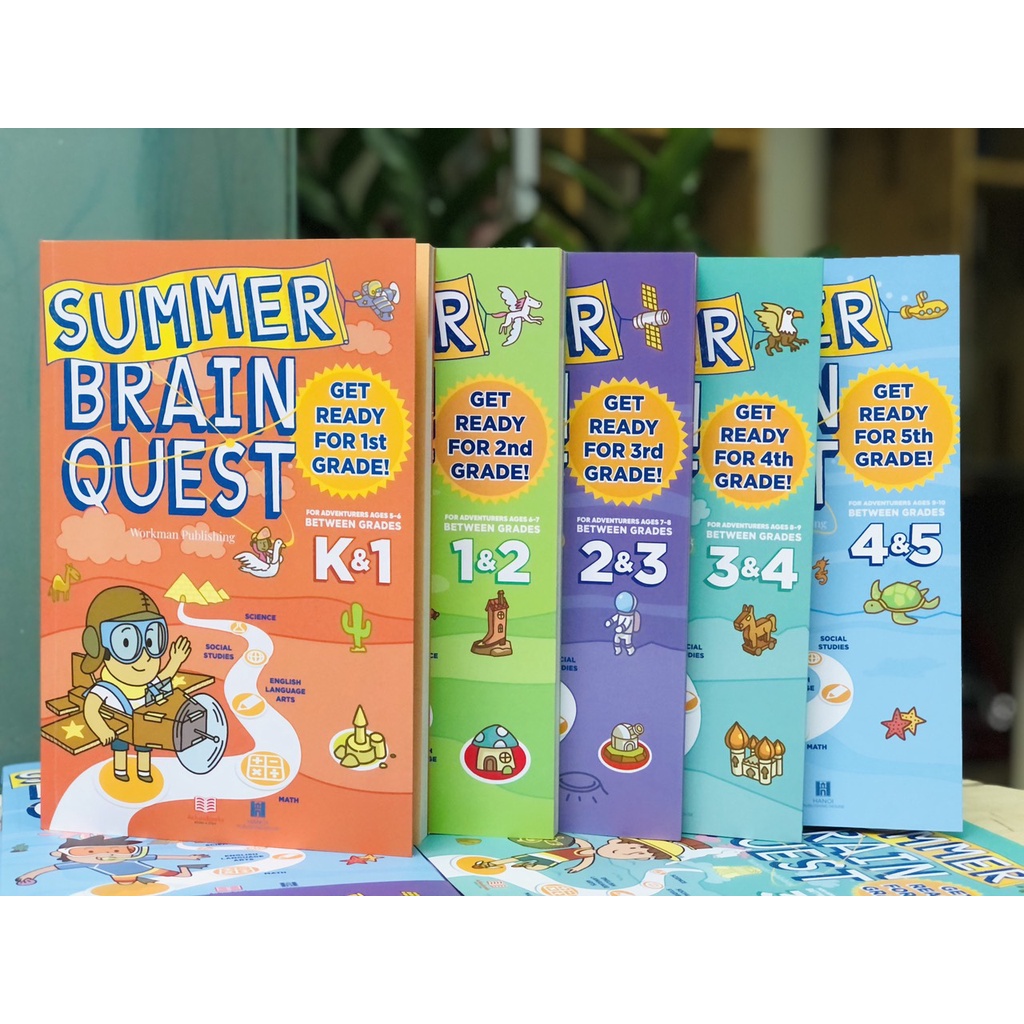 Sách: Tư Duy Trí Não - Summer Brain Quest - Danh cho trẻ từ 5 đến 10 tuổi