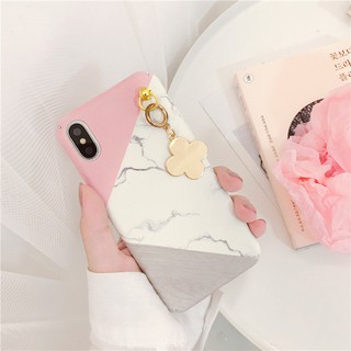 [ FREESHIP TỪ 50K TOÀN QUỐC ] Ốp lưng Iphone vân đá kèm mốc hoa
