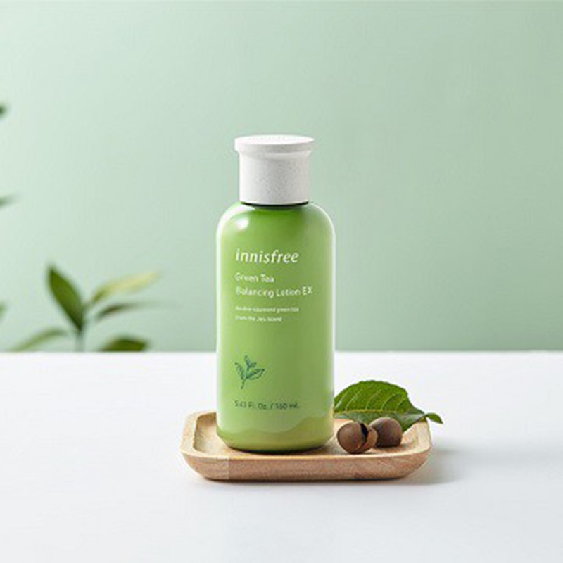 [L&V] Nước Hoa Hồng Trà Xanh Innisfree Green Tea Balancing Skin EX 200ml