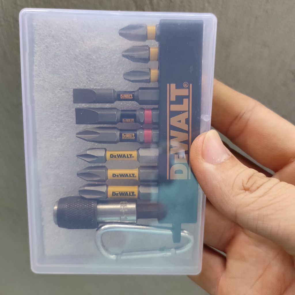 Set 9 Mũi Vặn Vít DEWALT- Đầu Nối(Loại xám đậm, xám nhạt)