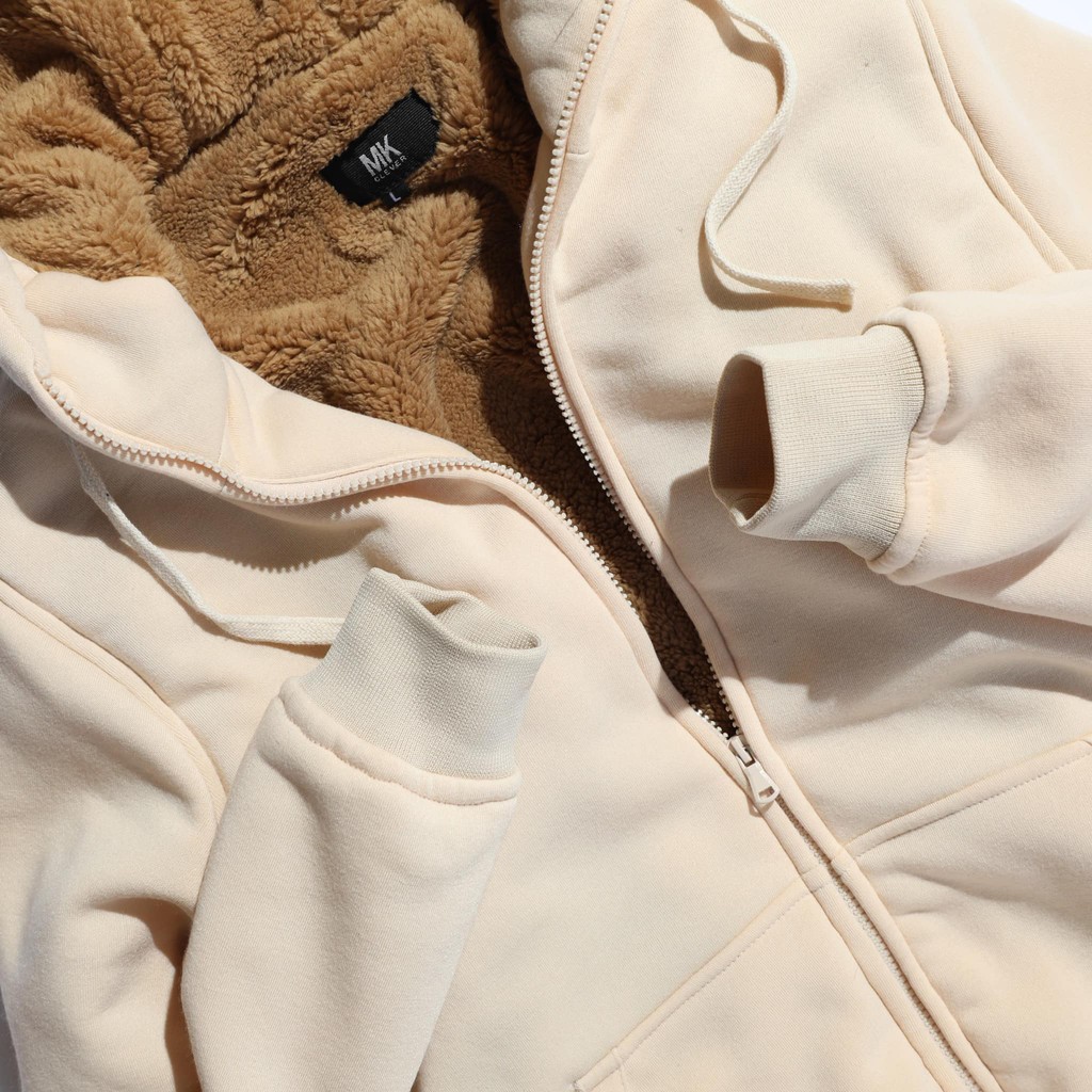 Áo Nỉ Mùa Đông Nam Nữ Unisex Lót Lông Cừu Ấm Áp Style Hàn Quốc Trẻ Trung | BigBuy360 - bigbuy360.vn