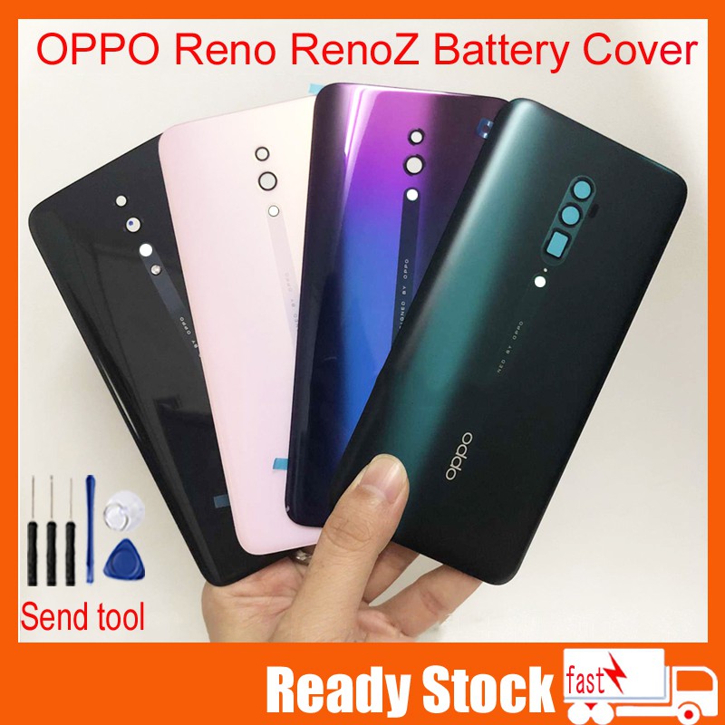 Bản gốc dành cho OPPO Reno / Reno 10X zoom / Vỏ sau của nắp lưng Z Vỏ kính cửa bằng pin có thay thế logo OPPO Reno Mặt sau Vỏ pin