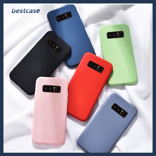 Ốp lưng silicon màu trơn dành cho điện thoại Samsung Galaxy Note 8