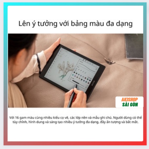 Máy đọc sách ONYX BOOX Nova Air C 32 GB chính hãng Akishop Sài Gòn