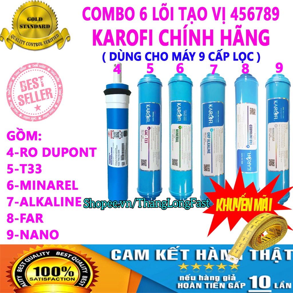 COMBO 4 LÕI KHOÁNG KAROFI SỐ 56-89 , GỒM T33-MIN-FAR-NANO