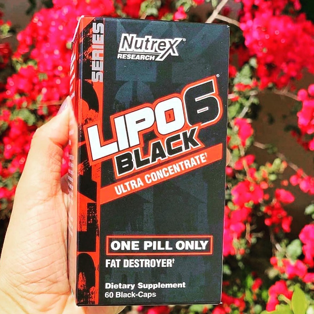 Viên uống Lipo6 Black - Đốt mỡ sinh nhiệt, giảm cân mạnh mẽ - 60 viên