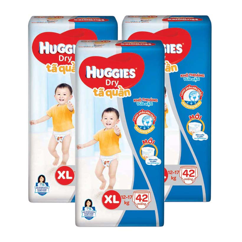 [Cần Thơ] TÃ QUẦN HUGGIES M54/L48/XL42/XXL38