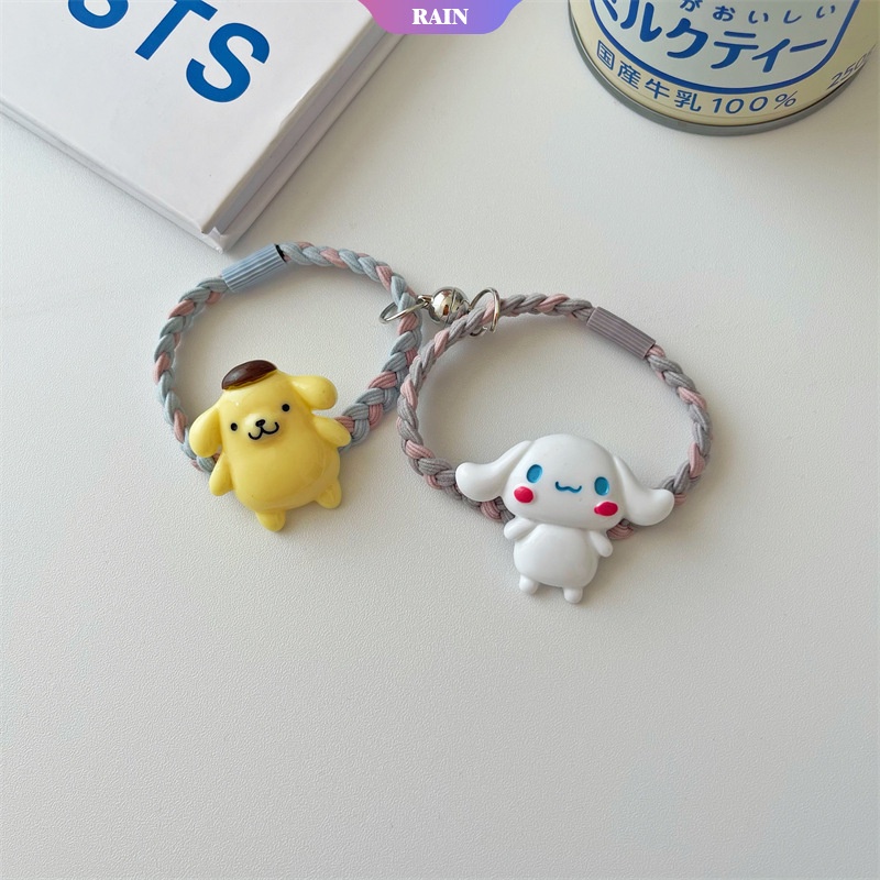 Bộ 2 Vòng Đeo Tay Cặp Gắn Nam Châm Hình Stitch &amp; Chim Sanrio Dễ Thương Dùng Làm Quà Tặng Sinh Nhật Cho Cặp Đôi