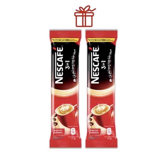 Nescafe 3in1 cà phê đậm đà 46 tặng 2 gói