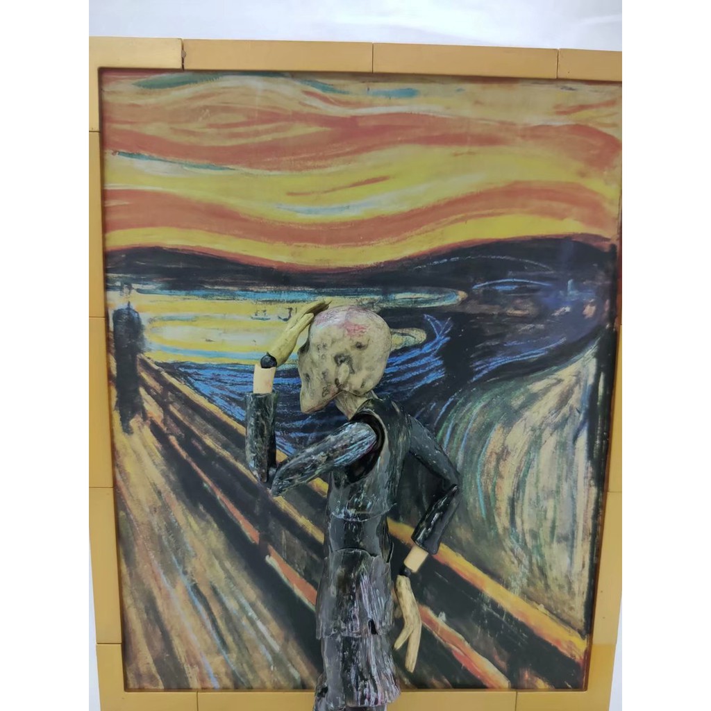 Mô Hình Nhân Vật Edvard Munch Masterpiece