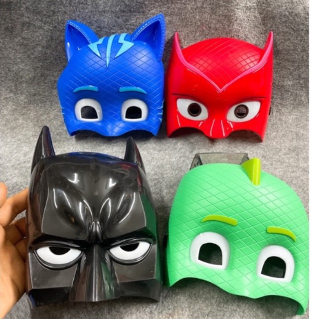 Mặt nạ siêu nhân,siêu anh hùng phát sáng-Người nhện ,Caption,Iron man ... đồ chơi Trung Thu