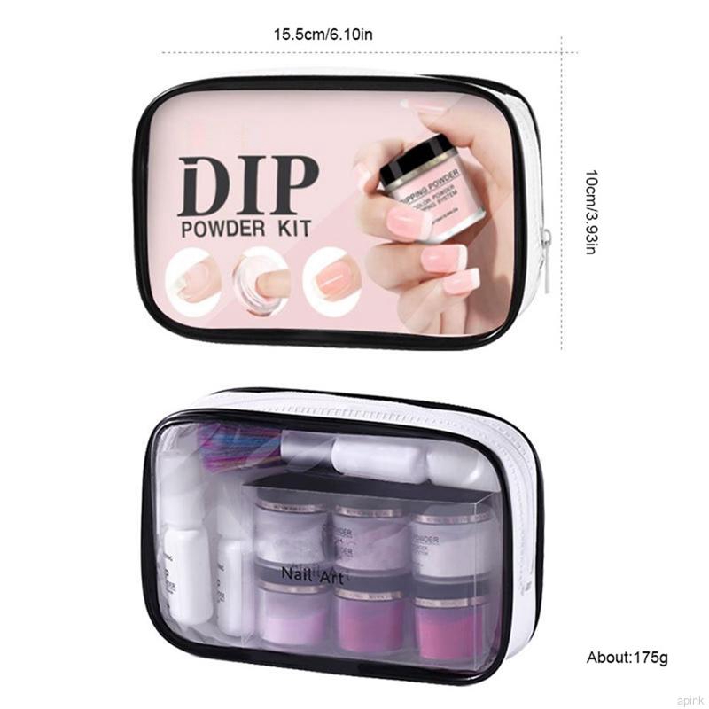 [Hàng mới về] Set bột nhúng móng tay để bảo vệ móng tay gel