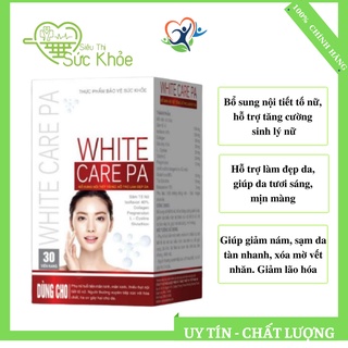 Viên uống White Care Pa bổ sung nội tiết nữ giảm nám da, tăng cường sinh lý nữ, làm đẹp da