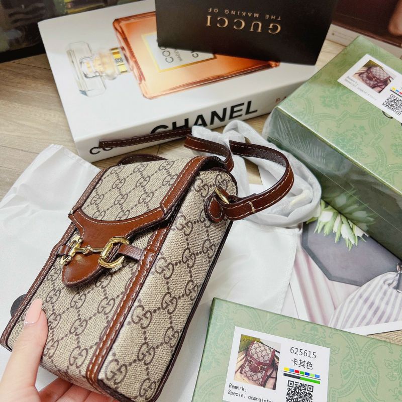 TÚI GUCCI HORSEBIT PHONE FULL BOX SEAL SZ 17