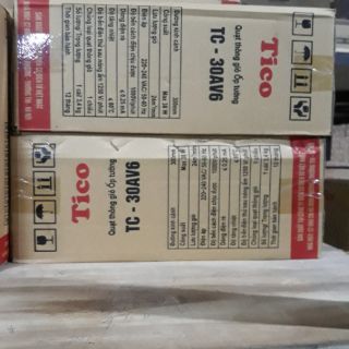 Quạt thông gió, hút mùi gắn tường 1 chiều TICO lỗ để tường 20cm, 25cm, 30cm