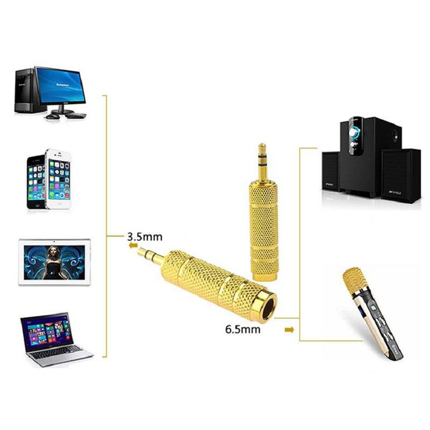 Jack chuyển Audio từ 3.5 dương sang 6.5 cao cấp