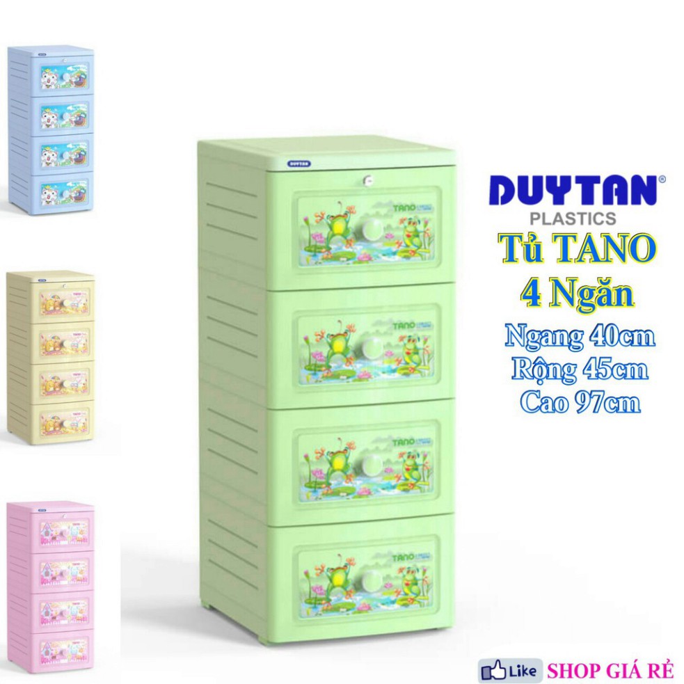 Tủ nhựa duy tân TANO 4 Ngăn