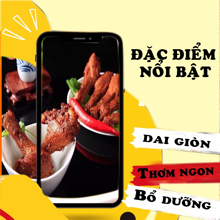 Đùi vịt cay ❤️Đùi vịt cay Dacheng Tứ Xuyên ăn liền màu đỏ 1 gói 35g đồ ăn vặt Hà nội siêu hót
