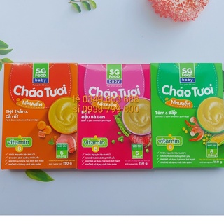 Cháo tươi nhuyễn sg food 150g
