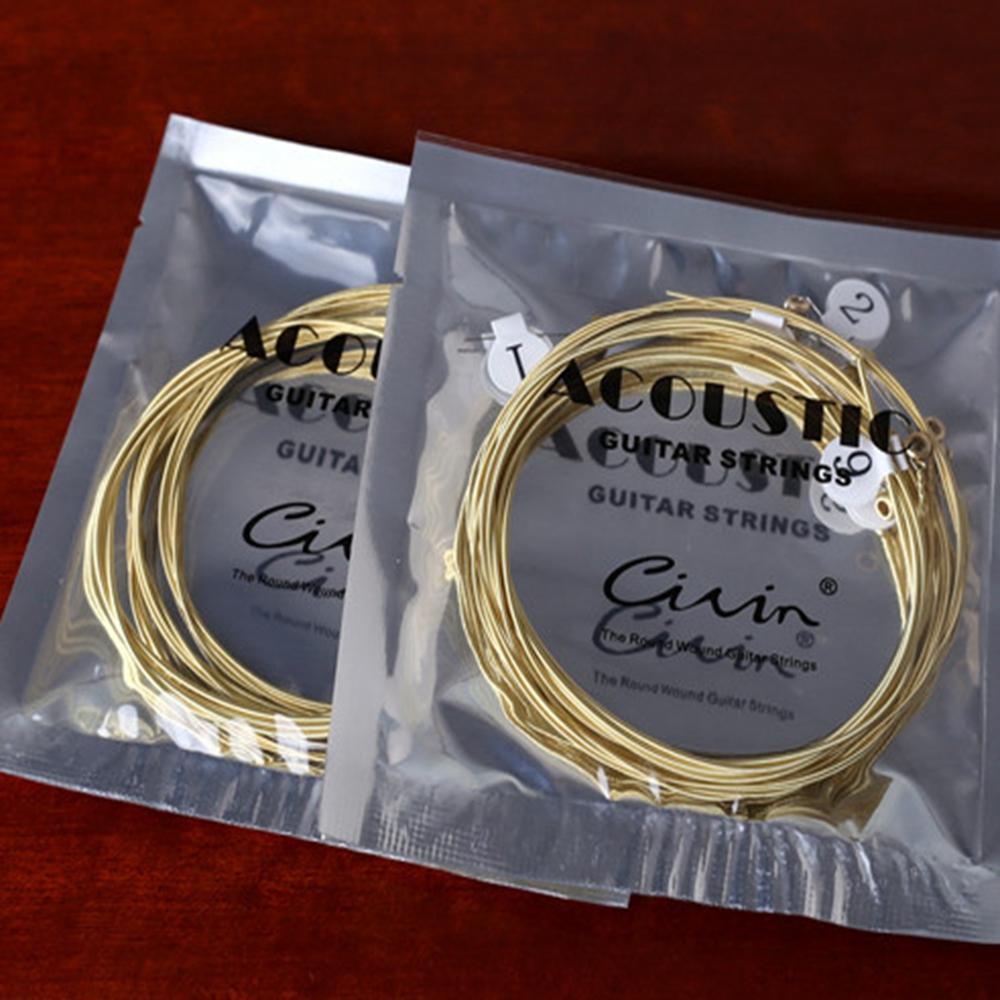 Set 6 Dây Đàn Guitar Lõi Thép Lục Giác Thông Dụng 6 Món