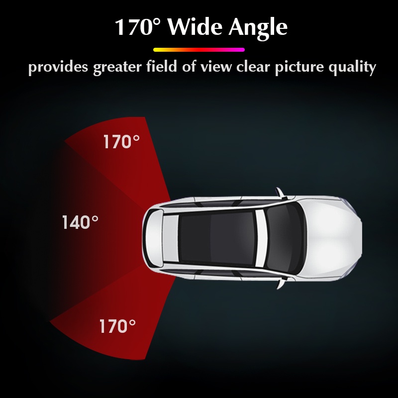 Camera 8Led IP68 Chống Thấm Nước Hỗ Trợ Quay Đêm Cho Ô Tô | BigBuy360 - bigbuy360.vn