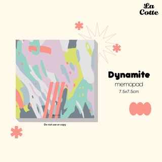 La Cotte | BTS Dynamite giấy nhớ Memo-pad 🧨 #012