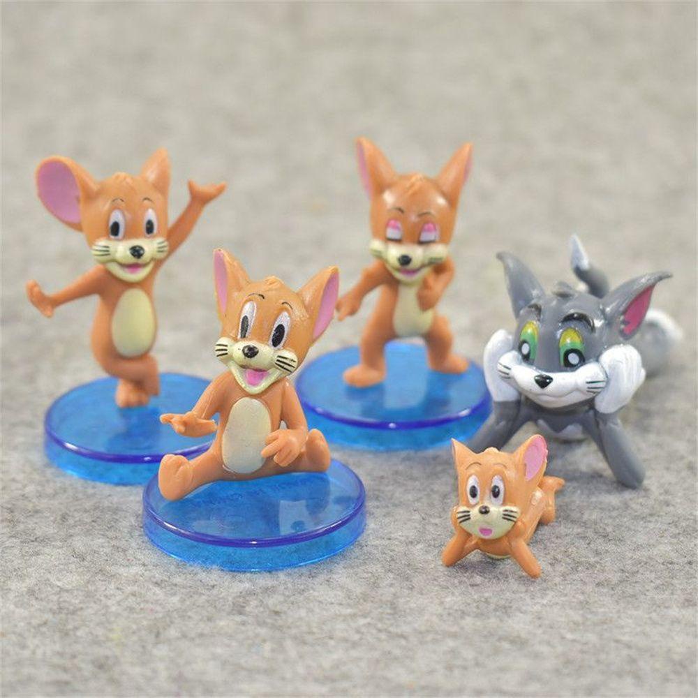 DARNELL Mô Hình Nhân Vật Tom &amp; Jerry Trang Trí Bánh Kem