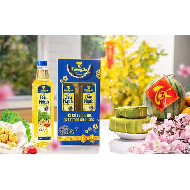Dầu đậu nành Tường An chai 1.0 lít