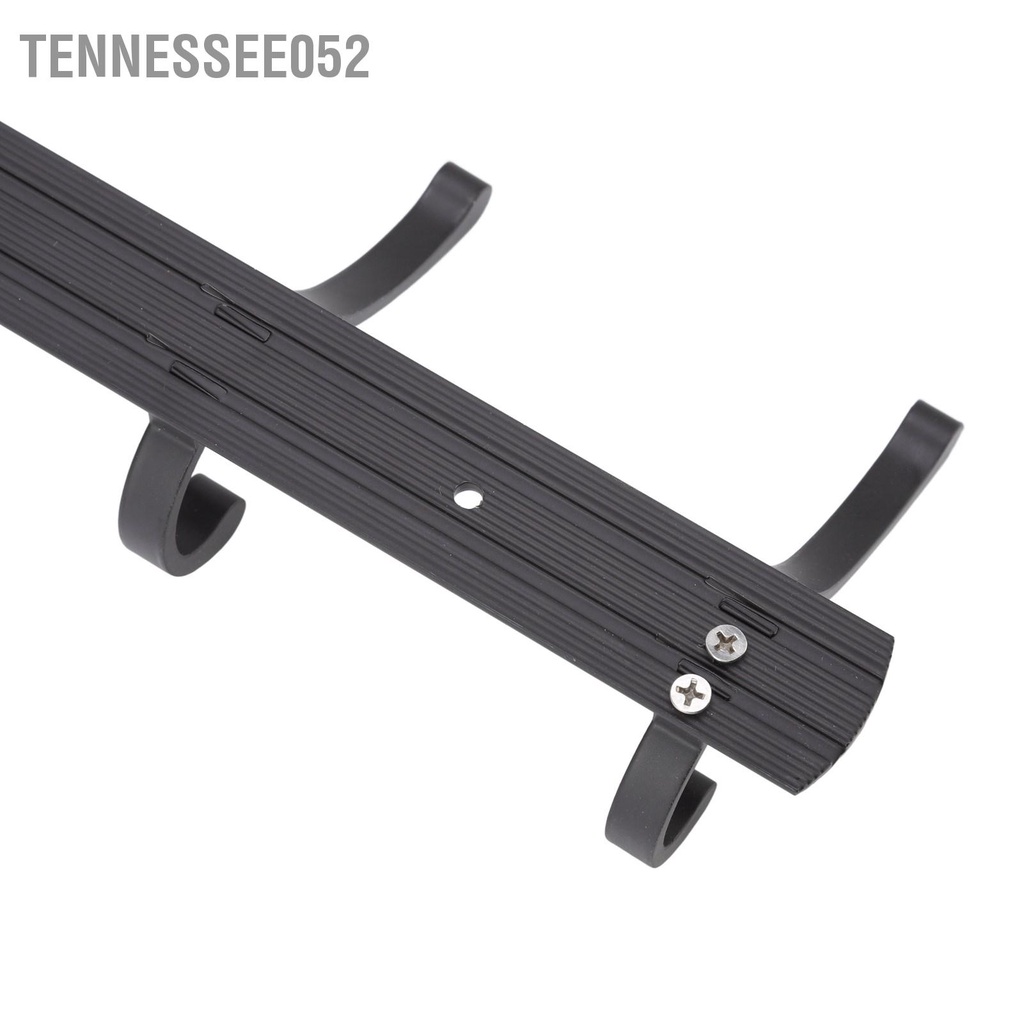 Tennessee052 Móc treo cửa Màu đen tối giản hiện đại 5 tường Phòng tắm bằng nhôm dày Cửa hàng áo