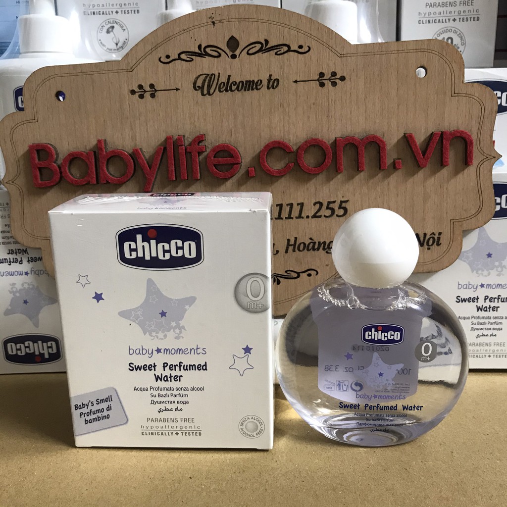 Nước hoa cho bé hương tự nhiên 0M+ Chicco