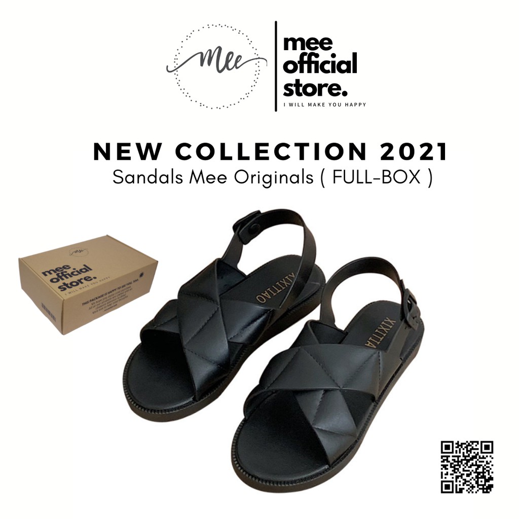 Dép Quai Hậu Nữ, Sandals Mee Originals Full Box 2021, Dễ Mix Đồ Lòng Dép Công Nghệ Cloudfoam Plus Ôm Chân Mềm MạI