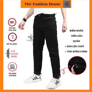 Quần Jeans Nam Đen Chính Hãng The Fashion House M2212