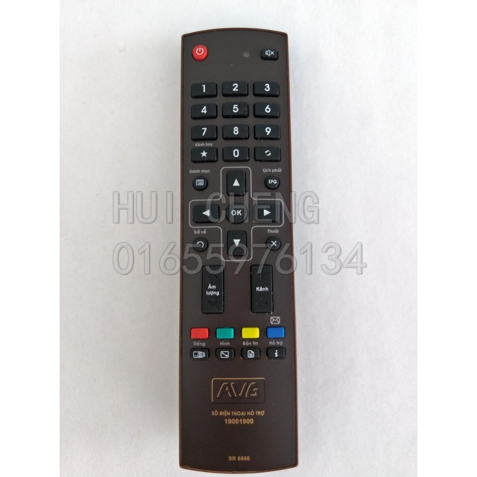 Điều khiển/Remote tivi AVG 6666