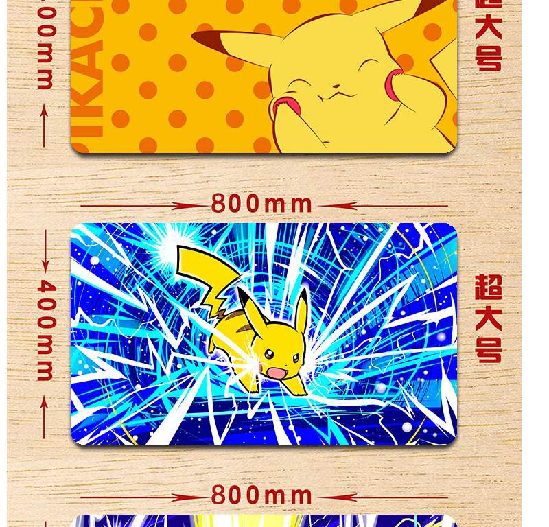 ☾❄☬☽Pikachu mouse pad oversized small wristband e-sports custom Pokémon Cute Pikachu magic baby