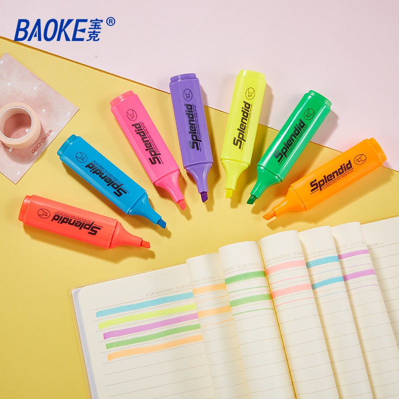 Hộp 10 Cây Bút Highlighter Dạ Quang- MP490