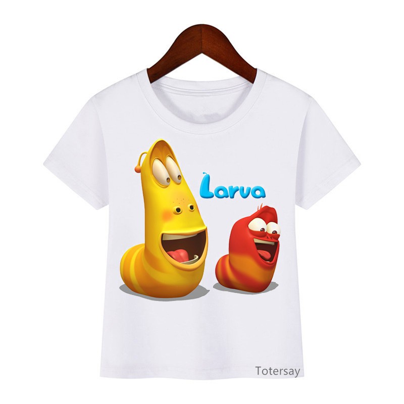 ÁO THUN Hoạt Hình LAVARA SÂU TINH NGHỊCH UNISEX  PHÔNG NAM NỮ GIA ĐÌNH CẶP ĐÔI CÓ SIZE TRẺ EM CHO BÉ TRAI GÁI AOMIVN