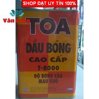 [Mã LIFEBKA5 giảm 10% tối đa 1 Triệu đơn 500k] TOA dầu bóng cao cấp T - 8000 độ bóng cao mau khô