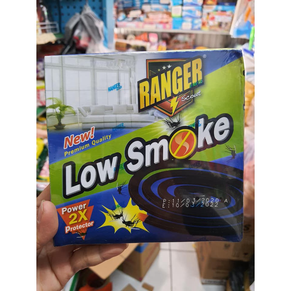 Nhang muỗi Thái Ranger Low Smoke 10 khoanh