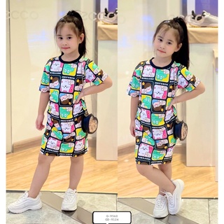 Đầm suông thun lạnh bé gái