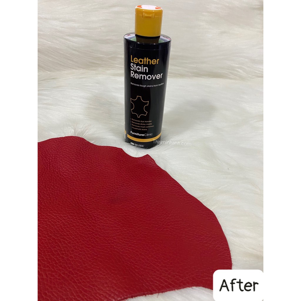 Tẩy mực bút bi và vết bẩn cứng đầu trên ghế da - Nhập khẩu Anh - Stain Remover 250ml