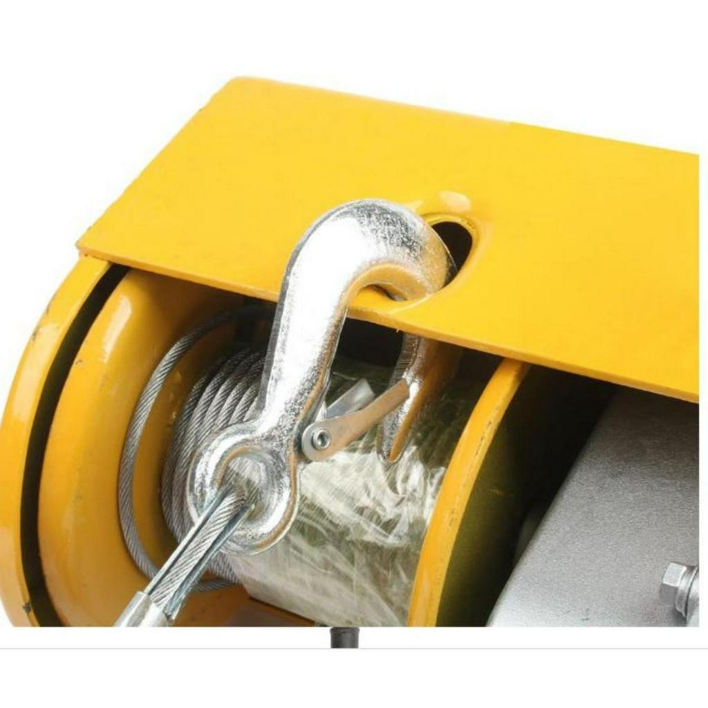 Tời Điện Pa500 Điện Áp 220vac, Pả Lăng Điện Mini Nâng Hạ Vật Liệu Có Tải Trọng Đến 400kg Với Chiều Dài Cáp 18 Mét