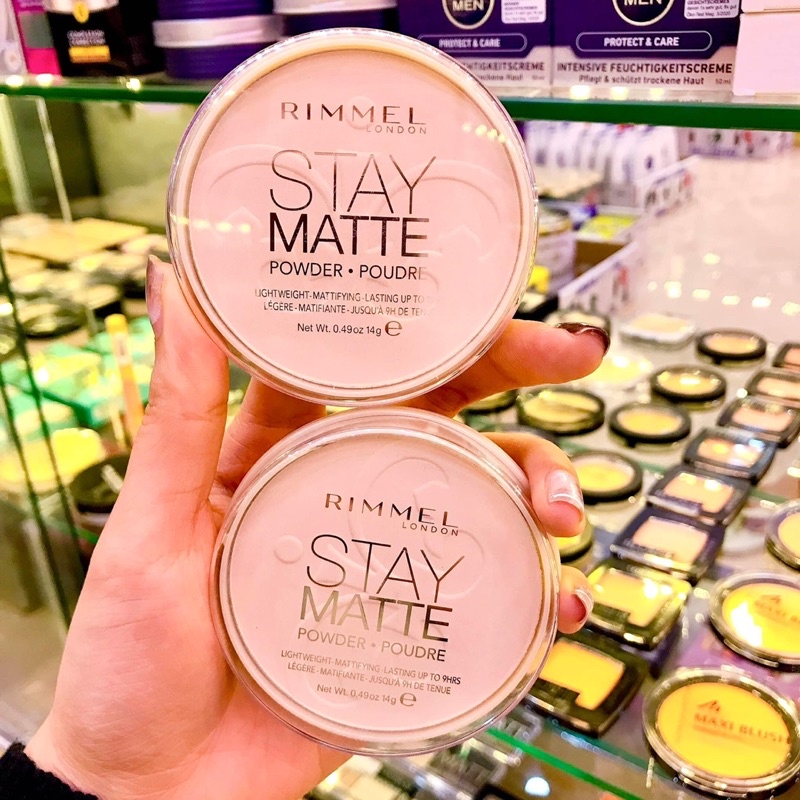 PHẤN PHỦ SIÊU ĐỈNH RIMMEL LONDON STAY MATT PRESSED POWDER